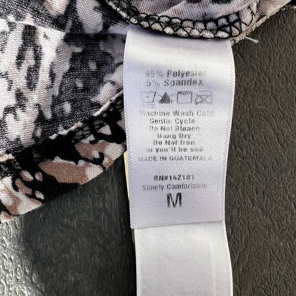 LulaRoe sleeveless flared top, reptile print, V-neck, women's size M - Picture 7 of 7